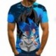 Funny Men's T-Shirt Anime Harajuku Tops 3D Graphic T-Shirt Summer Round Neck Shirt Boys Apparel Plus Size Streetwear
