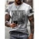 Popular fashion t shirt for men Oversize Casual sports outing shirts Men's summer round neck tshirt tops